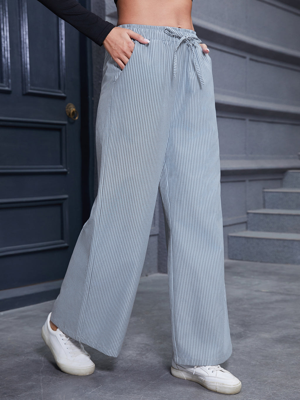 Women's Fashionable Wide Leg Pants