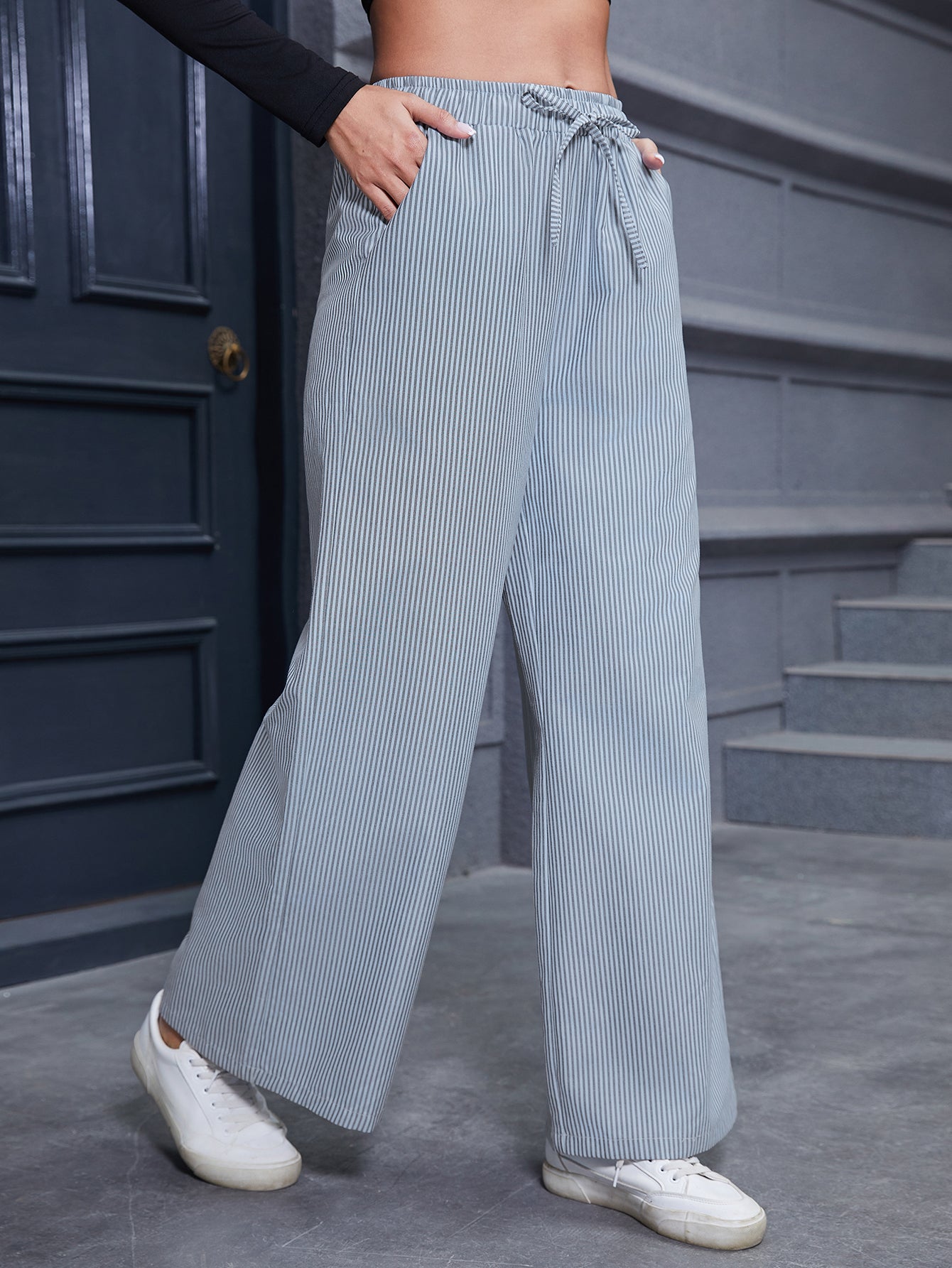 Women's Fashionable Wide Leg Pants